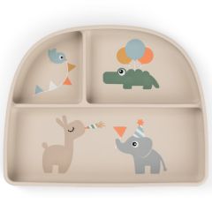 Assiette à compartiments pour enfant Stick&Stay