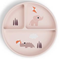 Assiette à compartiments Stick&Stay