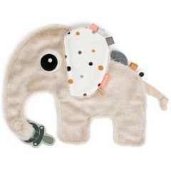 Doudou attache-sucette Elphee