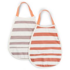 Lot de 2 bavoirs à élastique