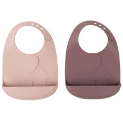 Lot de 2 bavoirs Peekaboo