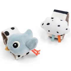 Lot de 2 bracelets hochets