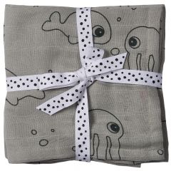 Lot de 2 langes 120x120 cm