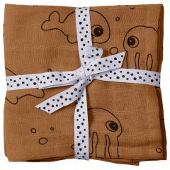 Lot de 2 langes 120x120 cm