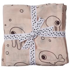 Lot de 2 langes 120x120 cm