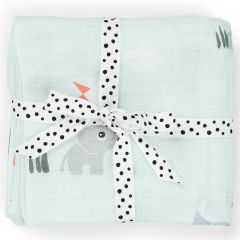 Lot de 2 langes 65 x 65 cm