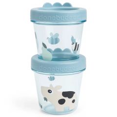 Lot de 2 pots de conservation