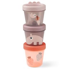 Lot de 3 pots de conservation