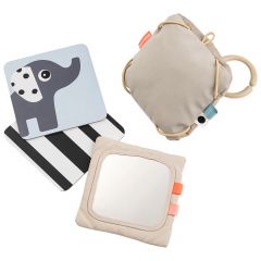Porte-cartes contrastées avec miroir et cartes