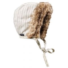 Bonnet hiver avec attaches 3-6m