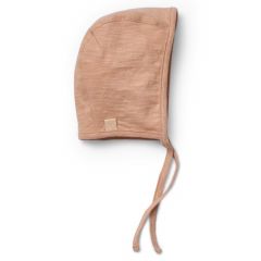 Bonnet nouveau-né avec attaches 3-6m