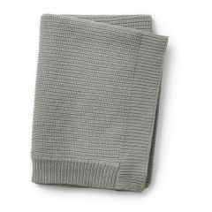 Couverture en laine tricotée