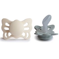 Sucette Frigg Butterfly Silicone - 2pcs - 0-6m