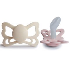 Sucette Frigg Butterfly Silicone - 2pcs - 6-18m