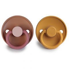 Sucette Frigg Color Latex - 2pcs - 0-6m