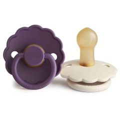 Sucette Frigg Daisy Latex - 2pcs - 0-6m