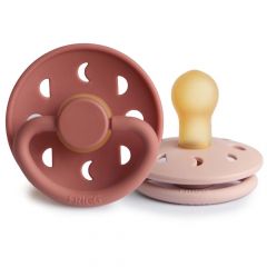 Sucette Frigg Moon Latex - 2pcs - 0-6m