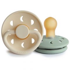 Sucette Frigg Moon Latex - 2pcs - 0-6m