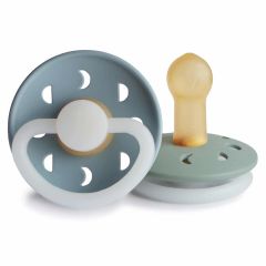 Sucette Frigg Moon Night Latex - 2pcs - 6-18m