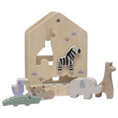 Boîte à formes en bois