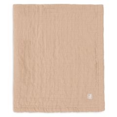 Couverture berceau gaze de coton 75 x 100 cm - Jacquard