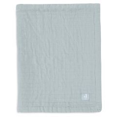 Couverture berceau gaze de coton 75 x 100 cm - Jacquard