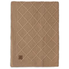 Couverture lit bébé 100 x 150 cm - Check Knit / Teddy Fleece