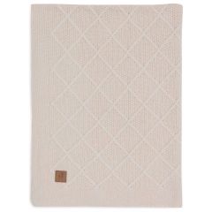 Couverture lit bébé 100 x 150 cm - Check Knit / Teddy Fleece