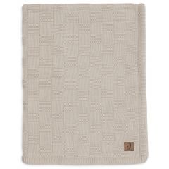 Couverture lit bébé 100x150cm Box Knit / Velvet
