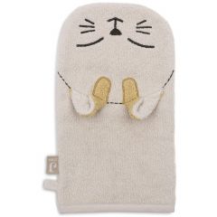 Gant de toilette éponge
