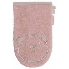 Gant de toilette éponge