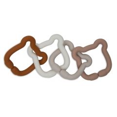 Jeu d'anneaux en silicone - Teddy Bear