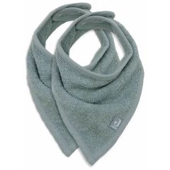 Lot de 2 bavoirs bandana éponge