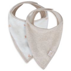 Lot de 2 bavoirs bandana