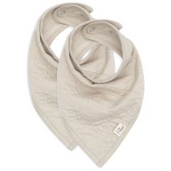 Lot de 2 bavoirs bandana - Soft Waves