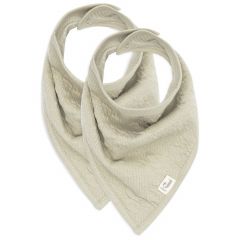 Lot de 2 bavoirs bandana - Soft Waves