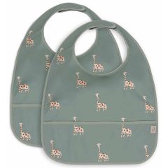 Lot de 2 bavoirs imperméables