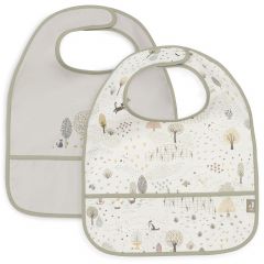 Lot de 2 bavoirs imperméables