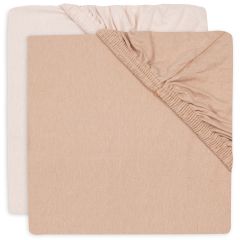Lot de 2 draps-housses berceau jersey 40/50 x 80/90 cm