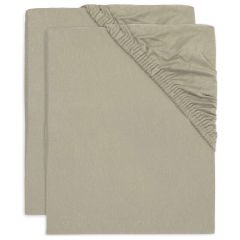 Lot de 2 draps-housses berceau jersey 40/50 x 80/90 cm