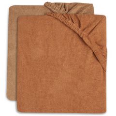 Lot de 2 housses pour matelas à langer éponge 50 x 70 cm