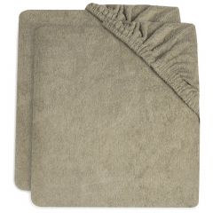 Lot de 2 housses pour matelas à langer éponge 50 x 70 cm