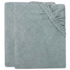 Lot de 2 housses pour matelas à langer éponge 50 x 70 cm