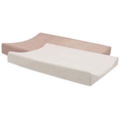 Lot de 2 housses pour matelas à langer éponge 50 x 70 cm