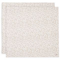 Lot de 2 langes coton large 115 x 115 cm