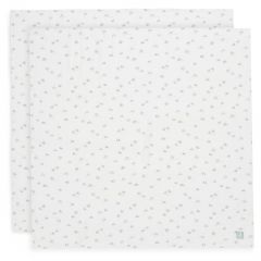 Lot de 2 langes coton large 115 x 115 cm