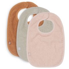 Lot de 3 bavoirs éponge