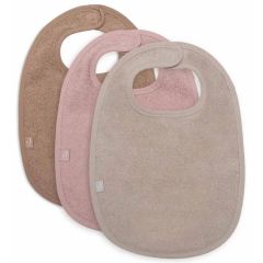 Lot de 3 bavoirs éponge