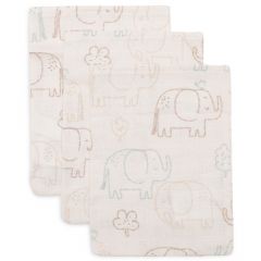 Lot de 3 gants de toilette coton