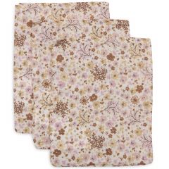 Lot de 3 gants de toilette coton